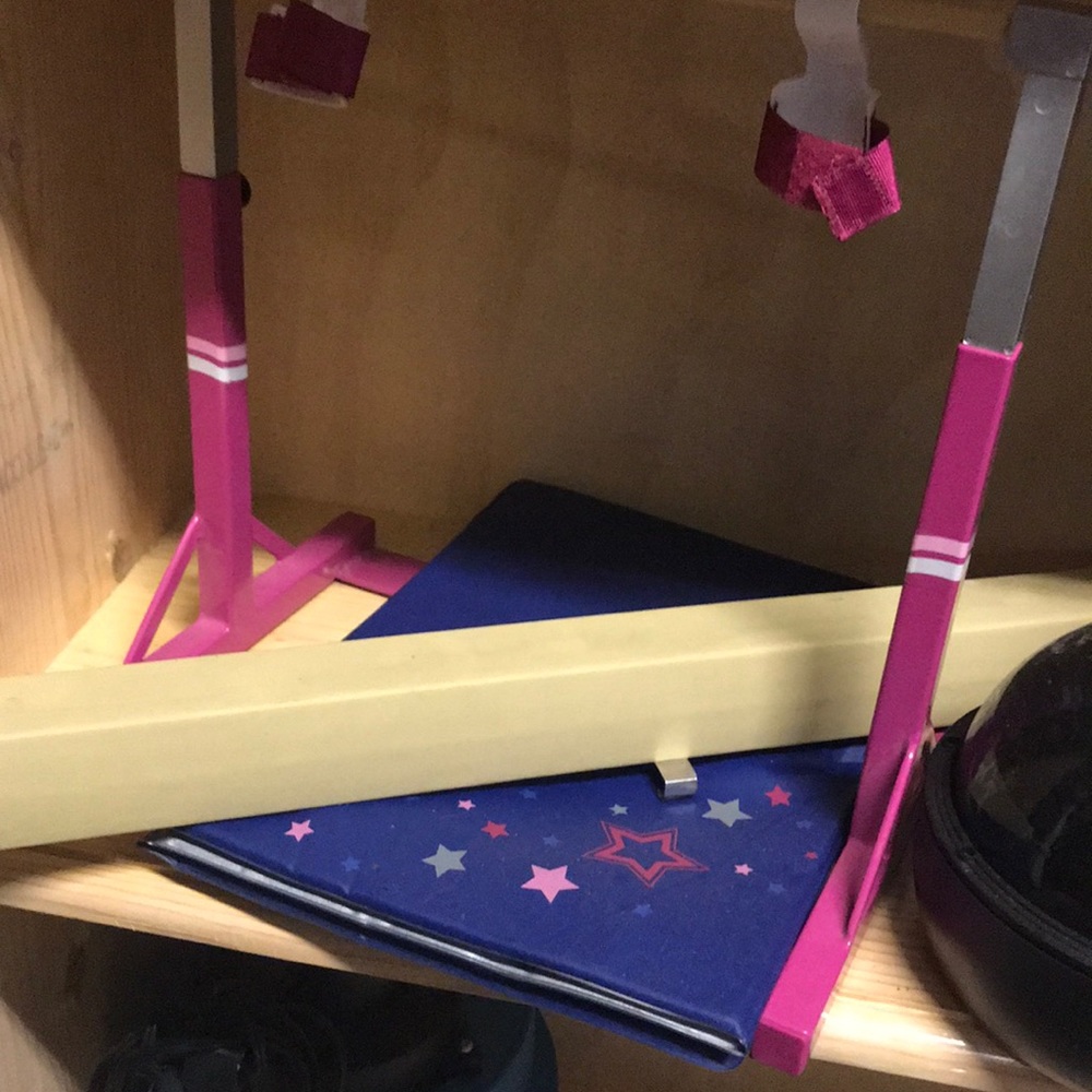 American girl doll gymnastics set